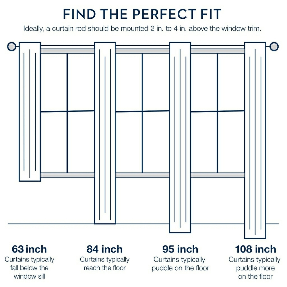 🆕️ Madison Park Fretwork Sheer Window Curtains - Picture 5 of 5